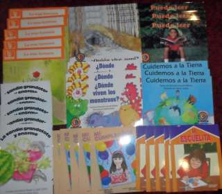 TEACHER LOT IN SPANISH 8 GUIDED READING BOOKS SETS RIGBY FORESMAN CTP 