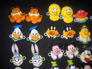 Bow Biters ShoeLace Locks Disney Mickey Mouse Sesame Street & Garfield 