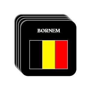  Belgium   BORNEM Set of 4 Mini Mousepad Coasters 