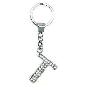  Letter T Keychain (Diamante) 