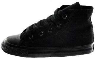 Converse Chuck Taylor Hi Black Mono Size 5 Infant Shoes  