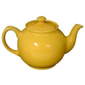  Royal Cuthbertson Yellow Teapot, 6 Cup