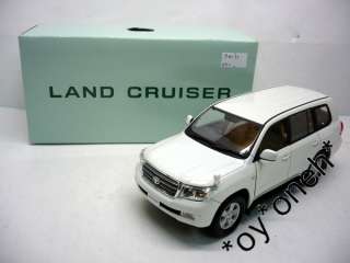 OFFICIAL LICENSED TOYOTA 1/30 LAND CRUISER WHITE METAL  