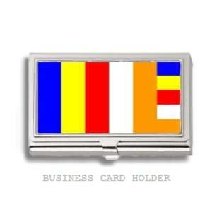 Buddhist Buddhism Flag Business Card Holder Case