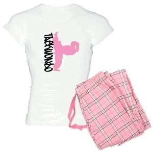  Taekwondo Pink Lady Pajamas