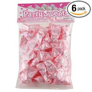   Mints 1st Birthday Girl Buttermints, 7 Ounce Bags (Pack of 6