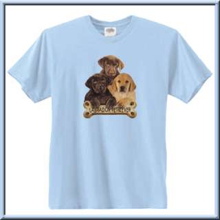 Labrador Retriever Puppies Bone Shirt S 2X,3X,4X,5X  