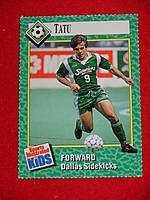 1990 Tatu Dallas Sidekicks Soccer SI for Kids Card  