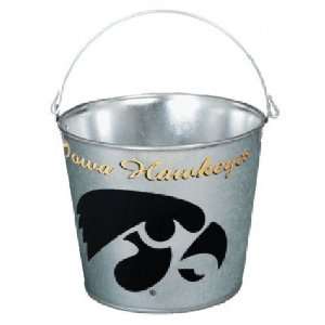  Iowa Hawkeyes Bucket 5 Quart Galvanized Pail Sports 