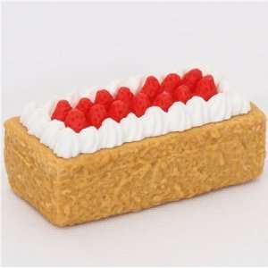 cute strawberry Pound cake eraser from Japan by Iwako 