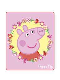 PEPPA PIG Official Shopper Tote Bag Flowers Sweet NEW  