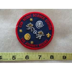  Cub Scout Science Station   The Journey Begins Patch 