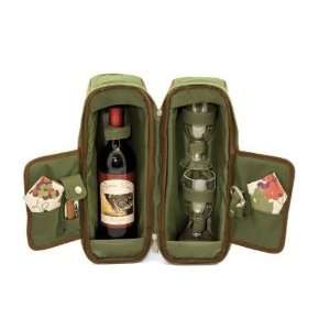   Bottle Deluxe Wine Tote With Wine Service For 2
