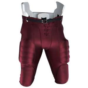  Adams Youth Slotted Or Snap In Football Game Pants MAROON 