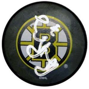 Brad Boyes Autographed/Hand Signed Boston Bruins Hockey Puck