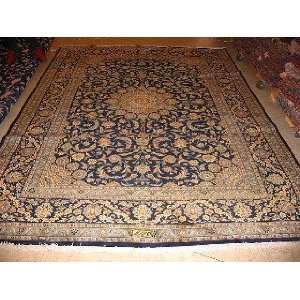 8x11 Hand Knotted kashan Persian Rug   112x83 