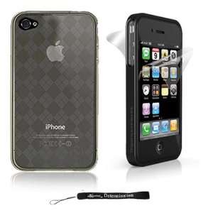  Dark Smoke Flexible Skin Cover for Apple iPhone 4 / 4th 