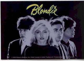 BLONDIE Classic 80s Band Album Cover logo Sticker  