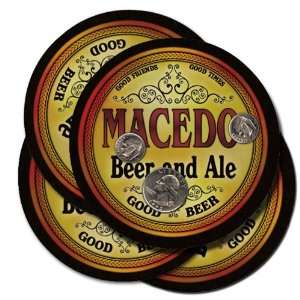  Macedo Beer and Ale Coaster Set