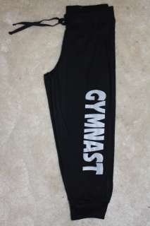 Gymnastic GYMNAST Black, Grey or Bright Blue Cotton Capris  