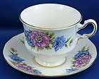 QUEEN ANNE Tea Cup Saucer Flowery items in Back Alley Gems store on 