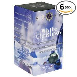 Stash Premium White Christmas White Tea, Tea Bags, 18 Count Boxes 