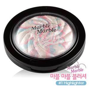 Etude House Marble Marble Blusher gives a natural feel to this 