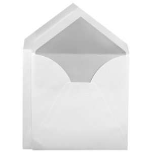  Double Wedding Envelopes   Imperial White Silver Lined (50 