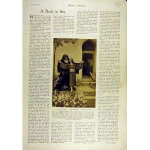  1911 Manton Love Divine Nun Child Nazareth Print