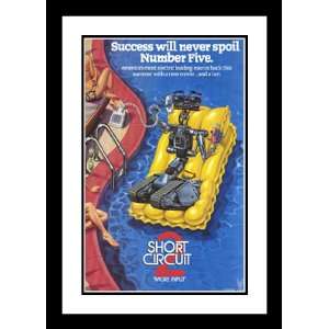  Short Circuit 2 20x26 Framed and Double Matted Movie 