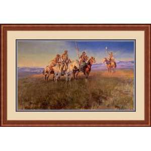   Wireless by Charles Marion Russell   Framed Artwork