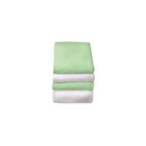  White SafeFit Elastic Fitted Safety Sheets 6/cs 