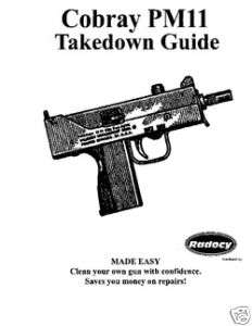 COBRAY PM11 PM12 Takedown Disassembly Guide Radocy NEW  