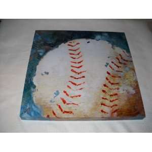  Large Baseball Ball Canvas Sports Sign Boys Bedroom Decor 