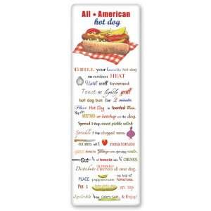  Mary Lake Thompson Ltd. All American Hotdog Recipe Towel 