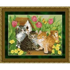 Kitties   Cross Stitch Pattern Arts, Crafts & Sewing