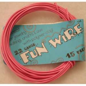  Fun Wire 22 Gauge Coil   Bubble Gum Pink Toys & Games