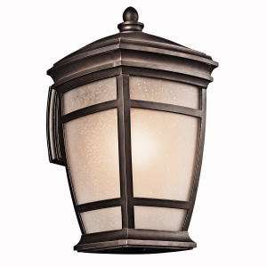 By Kichler Lighting McAdams Collection Rubbed Bronze Finish Outdoor 