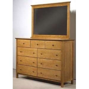  Vermont Tubbs Arlington 3 over 6 Drawer Chest with Mirror 