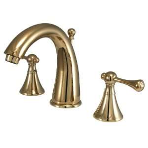 Kingston Brass KS2972BL Polished Brass English Country Double Handle 8 