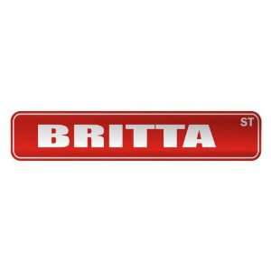   BRITTA ST  STREET SIGN NAME