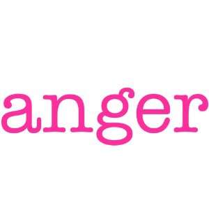  anger Giant Word Wall Sticker