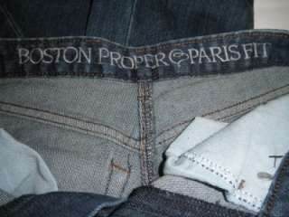 BOSTON PROPER Classic Paris Fit Jeans Size 4  