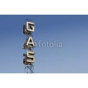  Wallmonkeys Peel and Stick Wall Decals   Gas Sign 3 