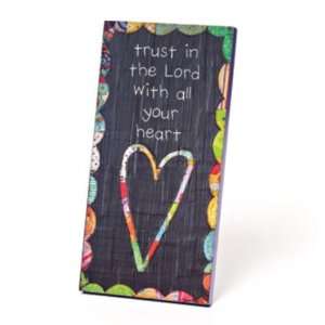  Trust in the Lord Plaque (1304 5 Demdaco Colorful 