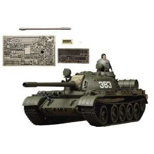  1/35 Russian Tank T 55A w/Aber PE Parts/Barrel Toys 