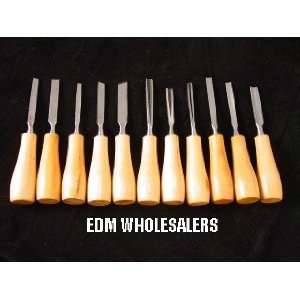  LOT 2 HOBBY CARVING CHISEL SETS   11 piece KITS   NEW 
