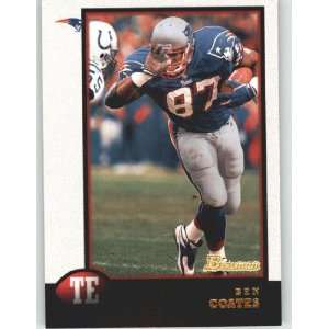  1998 Bowman #123 Ben Coates   New England Patriots 