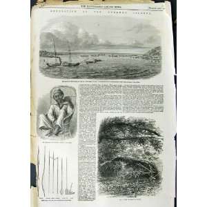    1858 ANDAMAN ISLANDS SHIP H.C STEAMER PLUTO WEAPONS