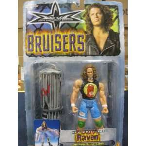  WCW Bruisers Series Raven with Trash Attack Action by Toy 